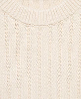 Mango Women's Herringbone Knitted Sweater