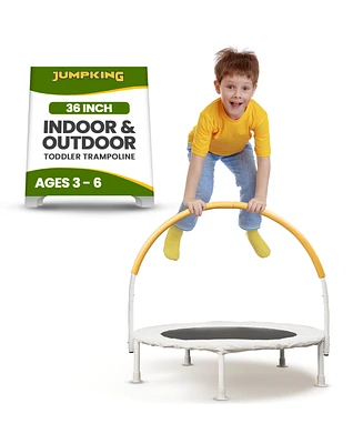 Jumpking 36" Indoor and Outdoor Toddler Trampoline with bungie cords