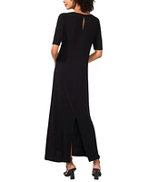 Vince Camuto Women's Elbow-Sleeve Maxi Dress