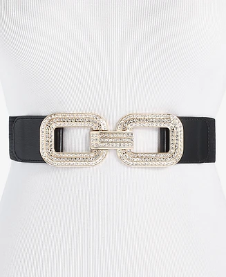 I.n.c. International Concepts Women's Embellished Stretch Belt, Exclusively at Macy's