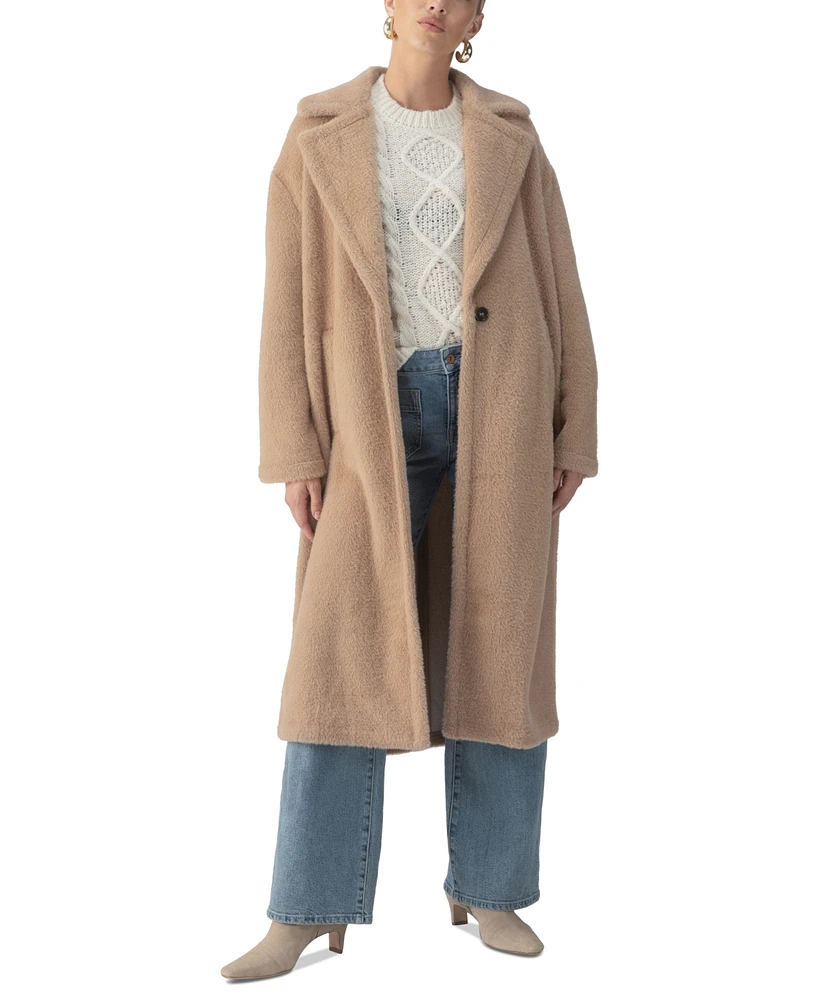 Sanctuary Women's Live Faux-Fur Coat