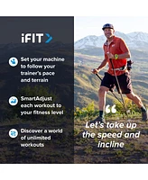 ProForm Trainer H7 iFIT-enabled Elliptical with 7 inch Touchscreen and Built-In Fan