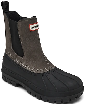 Hunter Men's Suffolk Waterproof Duck Boots from Finish Line