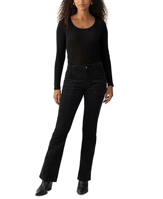 Sanctuary Women's Hayden Velveteen Bootcut Pants