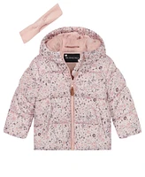 S Rothschild & Co Baby Girls Mini Floral Snowsuit