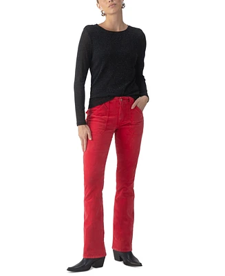 Sanctuary Women's Hayden Velveteen Bootcut Pants