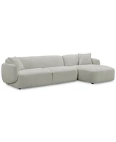 Gaelynn 2-Pc. Fabric Sectional, Created for Macy's