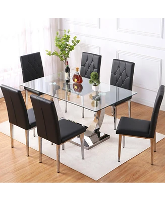 Streamdale Furniture Table and chair set, modern dining table