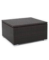 Streamdale Furniture Santa Rosa Outdoor Storage Coffee Table: Style, Functionality, And Durability