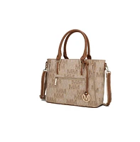 Mkf Collection Siena Practical M Signature Handbag Tote by Mia K