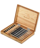 Wusthof 8-Piece Stainless Steak Knife Set in Olivewood Chest