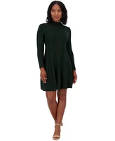 Jessica Howard Petite Ribbed Turtleneck Sweater Dress