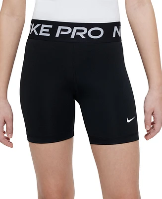 Nike Pro Big Girls Dri-fit 5" Shorts