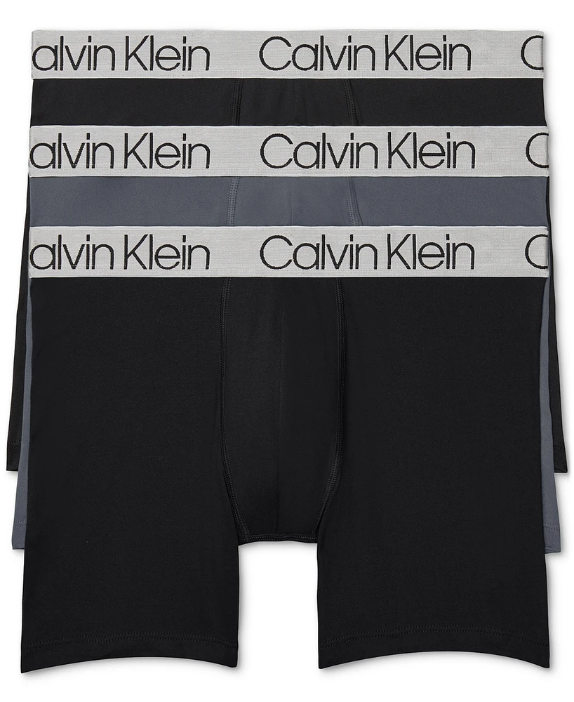 Men's 3-Pack Chromatic Microfiber Boxer Brief Underwear
