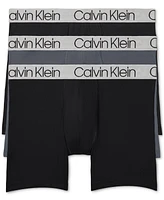 Men's 3-Pack Chromatic Microfiber Boxer Brief Underwear