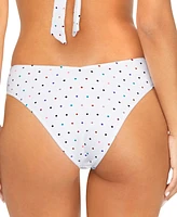 Raisins Juniors' Oahu Printed V-Waist Bikini Bottoms