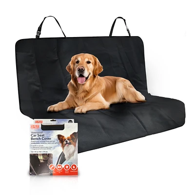 Co-Pilot Waterproof Dog Seat Cover for Back Seat - Pet Car Cover, Nonslip Bench Protector for Dogs