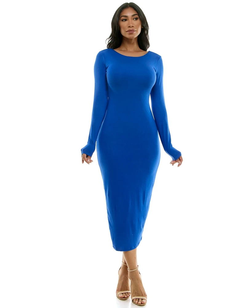 Bebe Women's Rayon Spandex Jersey Dress