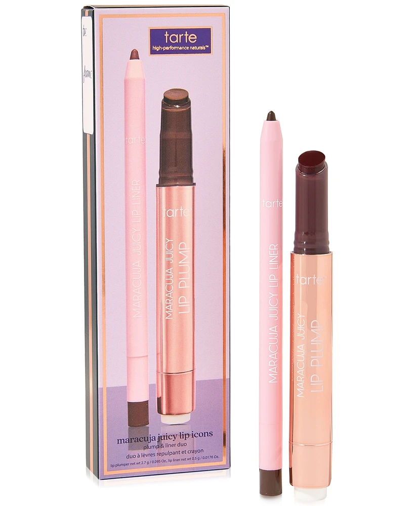 tarte 2-Pc. Maracuja Juicy Lip Icons Plump & Liner Set - Rosy Neutrals