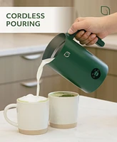 Willow Kitchen 4-in-1 Electric Milk Frother and Steamer -Barista Quality Froth Steam - Hot and Cold Foam Options