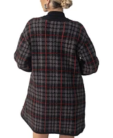 Sanctuary Women's City Plaid Sweater Jacket