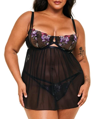 Adore Me Women's Delilah Babydoll Lingerie