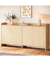 Tribesigns Sideboard Buffet Cabinet with Storage, 63