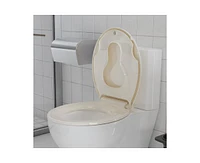 gaomon Toilet Seat Round, Toilet Seat with Toddler Seat Built in, Potty Training Toilet Seat Round Fits Both Adult and Child, with Soft Close, Easy In