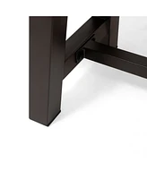 Carlisle Acacia Wood Outdoor Dining Bench: Durable And Stylish For Summer Gatherings