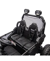 Streamdale Furniture 24V Two-seater Kids Ride On Utv W/Parents Control,400W Super Power, Four