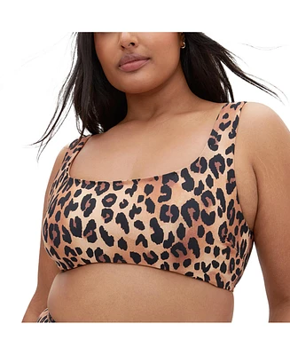 City Chic Plus Vigo Print Underwire Bikini Top