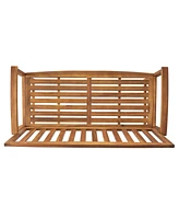 Streamdale Furniture Durable Acacia Wood Bench For Outdoor Comfort And Style