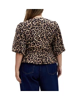 City Chic Women's Kyra Print Top