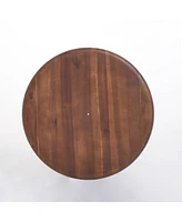 Acacia Wood Barstools: Stylish, Durable, Outdoor-Ready (Set Of 2)