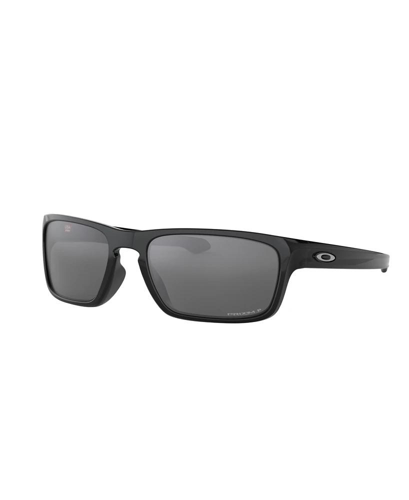 Oakley Men's Polarized Sunglasses, Sliver Stealth OO9408