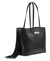 Calvin Klein Soma Triple Compartment Fringe Tote