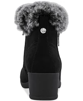 Jones New York Women's Carleen Faux Fur Cozy Wedge Booties