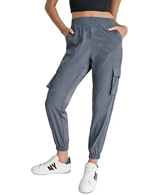 Dkny Women's Camouflage Cargo Commuter Joggers