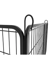 16 Panels Heavy Duty Metal Playpen with door,39.37" H Dog Fence Pet Exercise Pen for Outdoor