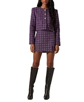 Astr the Label Women's Lyssa Tweed Jacket