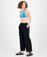 Raviya Women's Pull-On Cover-Up Cargo Pants