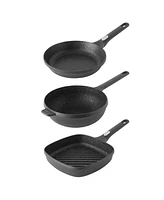 BergHOFF Gem 3Pc Nonstick Cast Aluminum Family Cookware Set