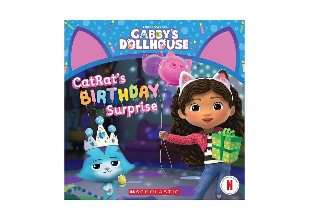 Barnes & Noble CatRat's Birthday Surprise Gabby's Dollhouse 8x8 10 by Pamela Bobowicz