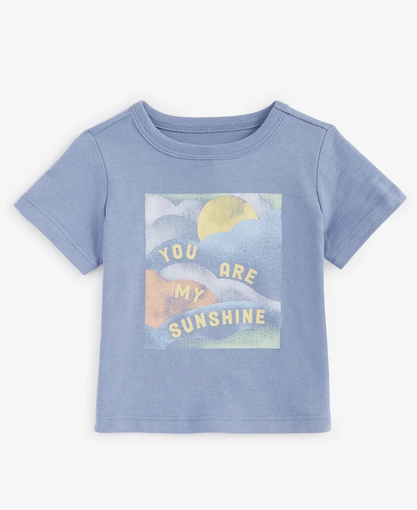 First Impressions Baby Short-Sleeve You Are My Sunshine Graphic T-Shirt, Exclusively at Macy's