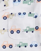 First Impressions Baby Boys Collared Cars-Print Shirt & Shorts, 2 Piece Set, Exclusively at Macy's