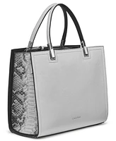 Calvin Klein Verne Mixed Material Convertible Satchel