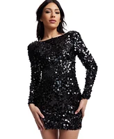 Dress the Population Women's Nathalia Sequined Mini