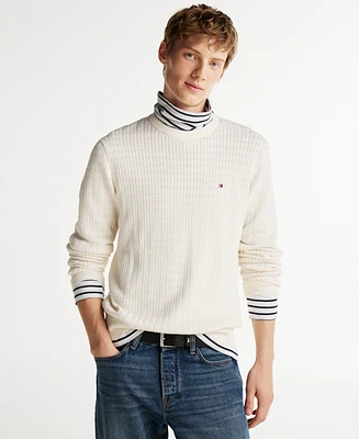 Tommy Hilfiger Men's Herringbone Knit Sweater