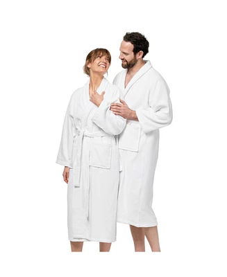 Ben Kaufman 100% Cotton Robe - Cotton Bathrobes for Men & Women - Hotel-Inspired Plush Robes - Soft, Machine Washable Bathrobes