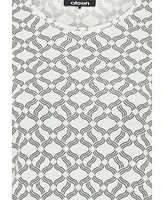 Olsen Women's Long Sleeve Allover Print T-Shirt